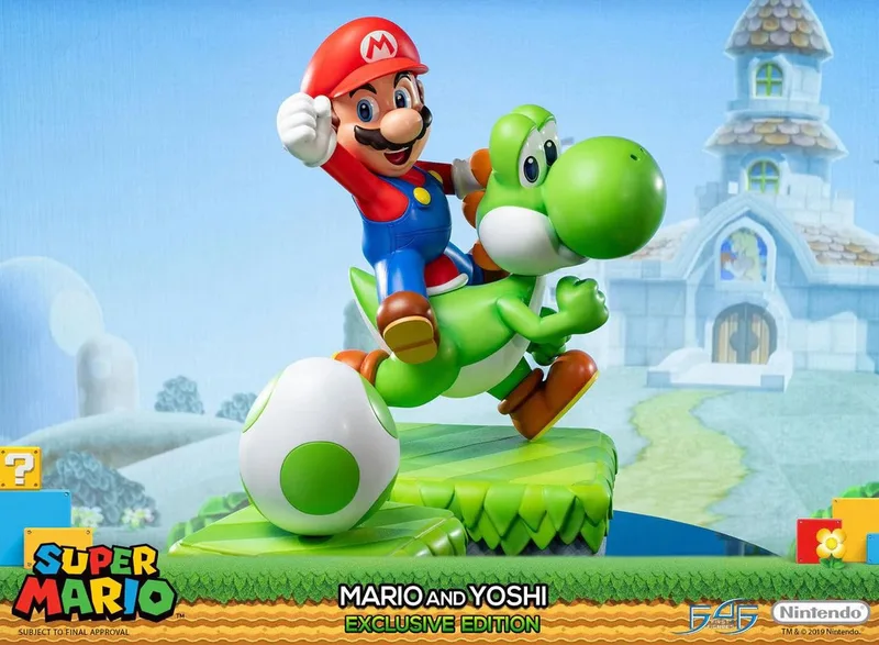 Super Mario 19 inch Statue - Mario and Yoshi (Exclusive Edition) van First 4 Figures – productfoto