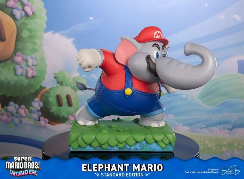 Super Mario Bros. Wonder Resin Statue - Elephant Mario Standard Edition (First 4 Figures) van First 4 Figures – productfoto