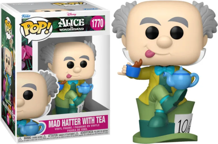 Alice in Wonderland Funko Pop Vinyl: Mad Hatter with Tea by Funko – product photo