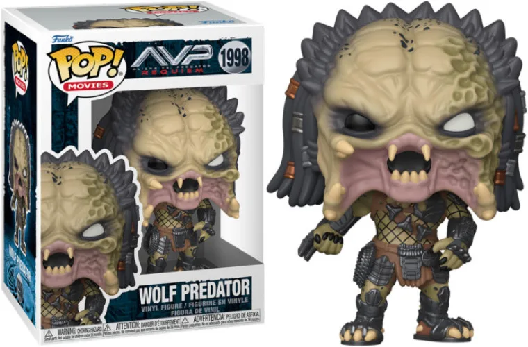 Alien vs. Predator Requiem Funko Pop Vinyl: Wolf Predator van Funko – productfoto