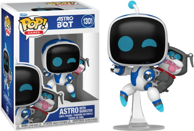 Astro Bot Funko Pop Vinyl: Astro Bot with Barkster van Funko – productfoto