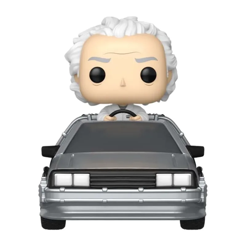 Back to the Future Funko Pop Rides Vinyl: Doc with Time Machine van Funko – productfoto 2 van 2