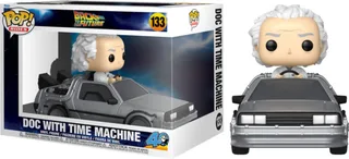 Back to the Future Funko Pop Rides Vinyl: Doc with Time Machine van Funko – productfoto 1 van 2