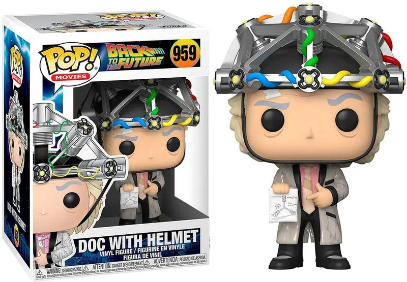Back to the Future Funko Pop Vinyl: Doc with Helmet by Funko – product photo 1 of 2