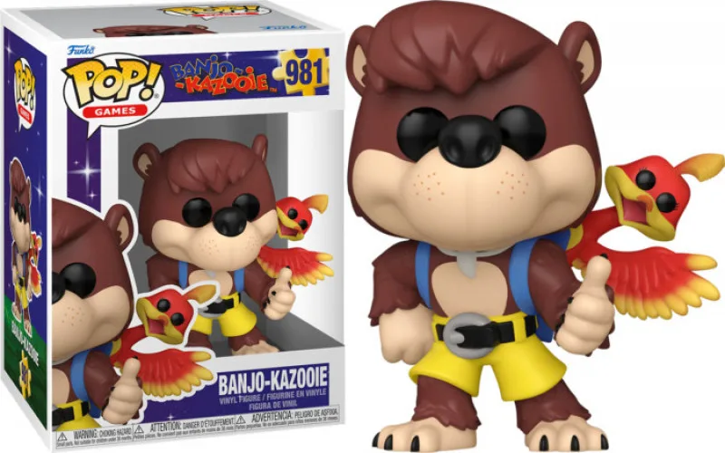 Banjo Kazooie Funko Pop Vinyl: Banjo-Kazooie van Funko – productfoto 1 van 2