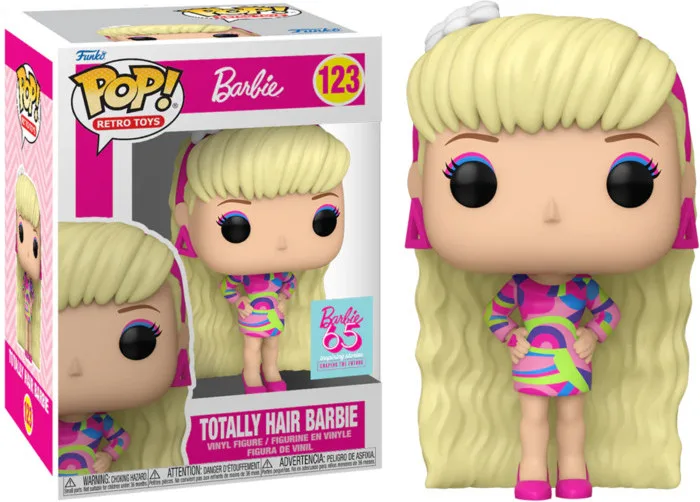 Barbie 65th Anniversary Funko Pop Vinyl: Totally Hair Barbie van Funko – productfoto 1 van 3