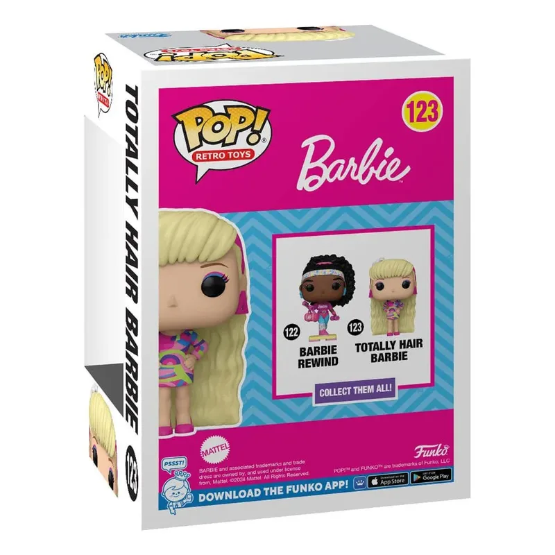 Barbie 65th Anniversary Funko Pop Vinyl: Totally Hair Barbie van Funko – productfoto 2 van 3