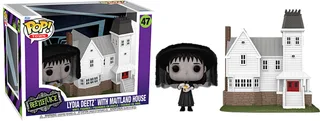 Beetlejuice Funko Pop Town Vinyl: Lydia Deetz with Maitland House van Funko – productfoto 1 van 2