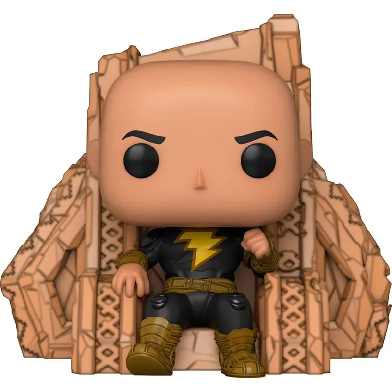 Black Adam Funko Pop Deluxe Vinyl: Black Adam on Throne van Funko – productfoto 2 van 3