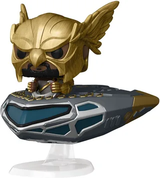 Black Adam Funko Pop Vinyl: Hawkman in Cruiser van Funko – productfoto 1 van 2