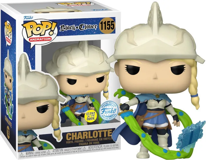 Black Clover Funko Pop Vinyl: Charlotte (Glow in the Dark) by Funko – product photo 1 of 3