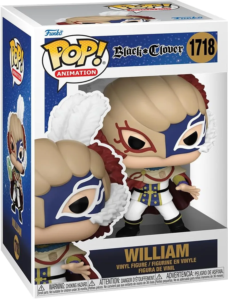 Black Clover Funko Pop Vinyl: William van Funko – productfoto 1 van 2