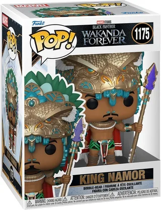 Black Panther Wakanda Forever Funko Pop Vinyl: King Namor van Funko – productfoto 1 van 2