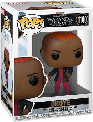 Black Panther Wakanda Forever Funko Pop Vinyl: Okoye van Funko – productfoto 1 van 2