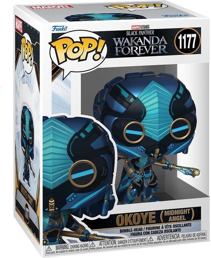 Black Panther Wakanda Forever Funko Pop Vinyl: Okoye (Midnight Angel) by Funko – product photo 1 of 2