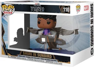 Black Panther Wakanda Forever Funko Pop Vinyl: Shuri in Sunbird van Funko – productfoto 1 van 3