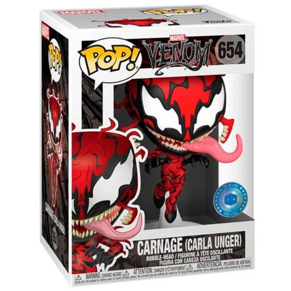 Figurine Exclusive Comics Carla Unger Carnage Marvel de Funko – photo produit