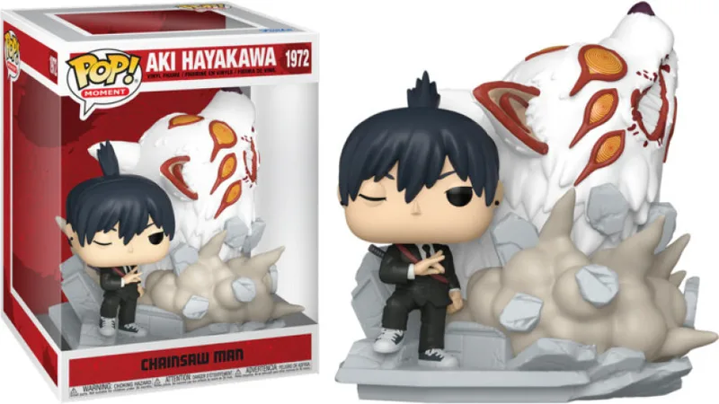 Chainsaw Man Funko Pop! Moment Vinyl: Aki Hayakawa (Fox Devil) van Funko – productfoto