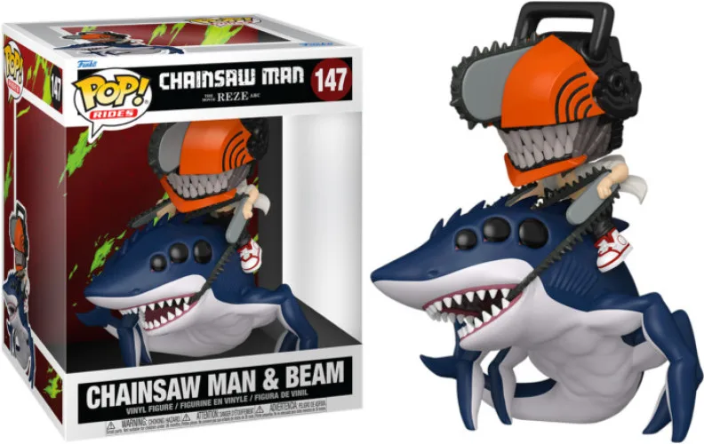 Chainsaw Man: Reze Arc Funko Pop Rides Vinyl: Chainsaw Man & Beam by Funko – product photo