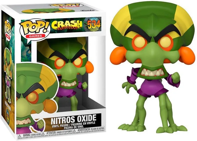 Crash Bandicoot Funko Pop Vinyl: Nitros Oxide van Funko – productfoto