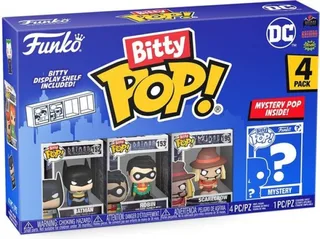 DC Batman Funko Bitty Pop! 4-Pack: Batman / Robin / Scarecrow by Funko – product photo 1 of 2
