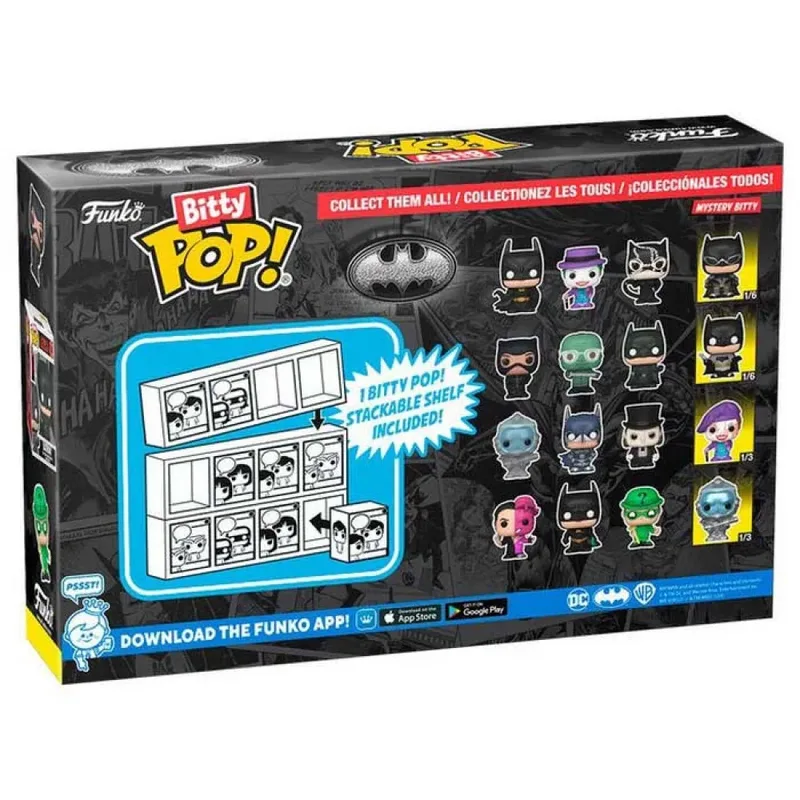 DC Batman Funko Bitty Pop! 4-Pack: Mr. Freeze / Batman / The Penguin van Funko – productfoto 2 van 2