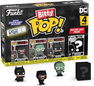 DC Batman Funko Bitty Pop! 4-Pack: Selina Kyle / The Riddler / Batman van Funko – productfoto 1 van 2