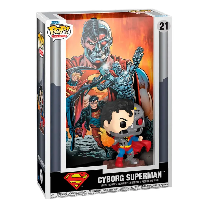 DC Comic Cover Funko Pop Vinyl: Cyborg Superman van Funko – productfoto 2 van 2