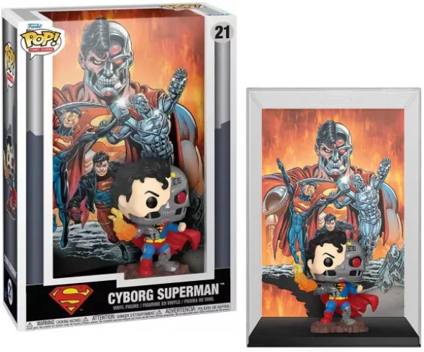 DC Comic Cover Funko Pop Vinyl: Cyborg Superman van Funko – productfoto 1 van 2