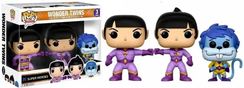 DC Super Heroes Funko Pop Vinyl: Wonder Twins by Funko – product photo