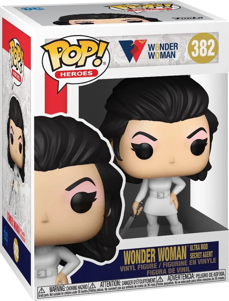DC Wonder Woman 80th Anniversary Funko Pop Vinyl - Ultra Mod Secret Agent Wonder Woman van Funko – productfoto