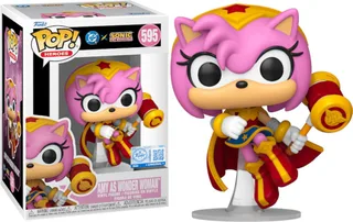 DC x Sonic the Hedgehog Funko Pop Vinyl: Amy (Wonder Woman) by Funko – product photo 1 of 2