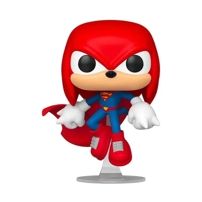DC x Sonic the Hedgehog Funko Pop Vinyl: Knuckles (Superman) van Funko – productfoto 2 van 2