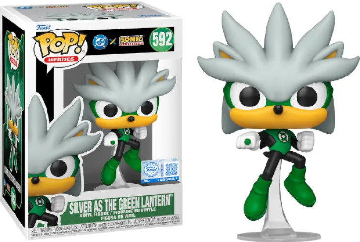 DC x Sonic the Hedgehog Funko Pop Vinyl: Silver (Green Lantern) by Funko – product photo 1 of 2