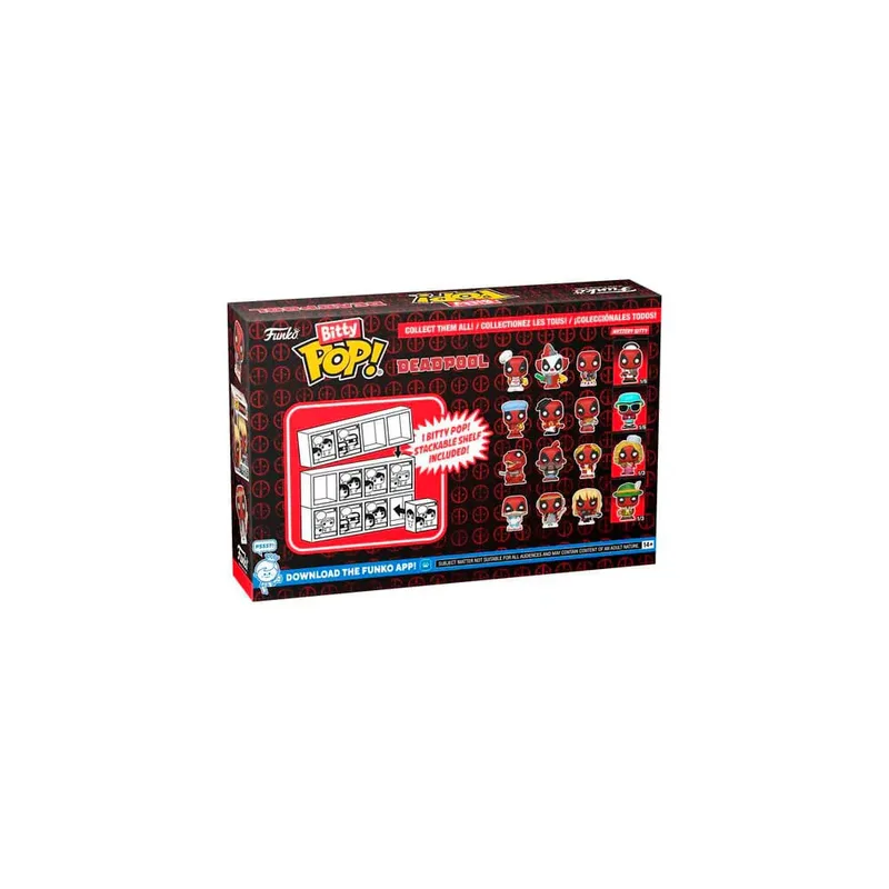 Deadpool Funko Bitty Pop! 4-Pack: Deadpool Sleepover / Deadpool LARP / Deadpool Heavy Metal by Funko – product photo 3 of 4