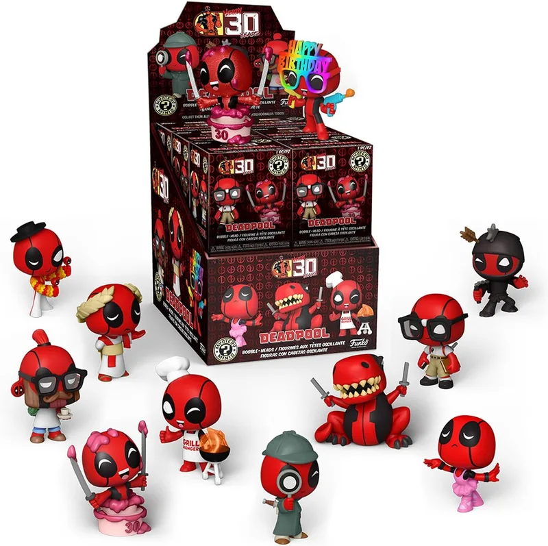 Deadpool Funko Mystery Mini Vinyl Figure (30th Anniversary) by Funko – product photo