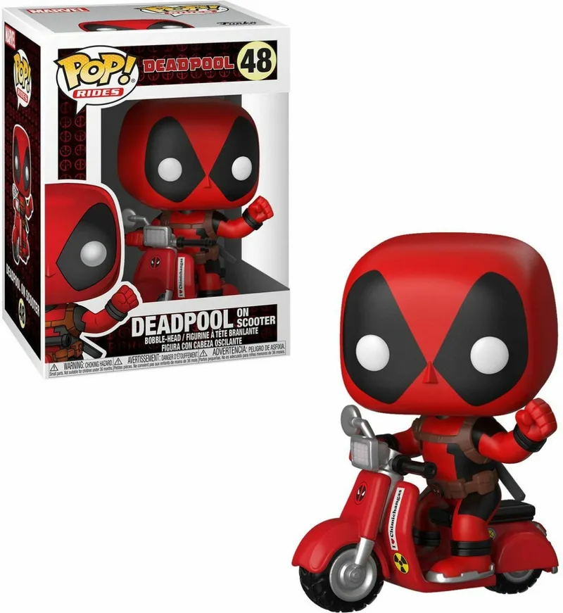 Deadpool Funko Pop Vinyl: Deadpool and Scooter van Funko – productfoto 1 van 2