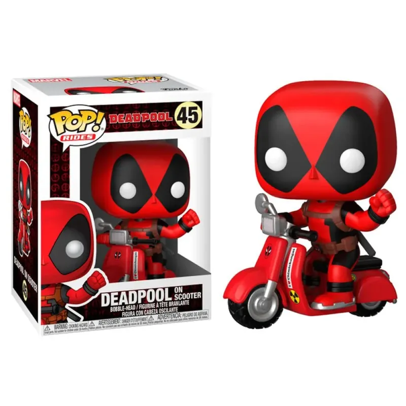 Deadpool Funko Pop Vinyl: Deadpool and Scooter van Funko – productfoto 2 van 2