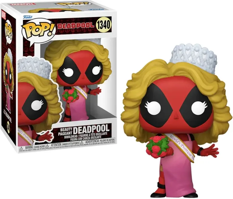 Deadpool Funko Pop Vinyl: Deadpool Beauty Peagant van Funko – productfoto 1 van 3