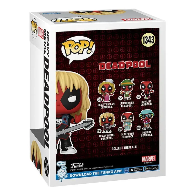 Deadpool Funko Pop Vinyl: Deadpool Metal Band van Funko – productfoto 2 van 3
