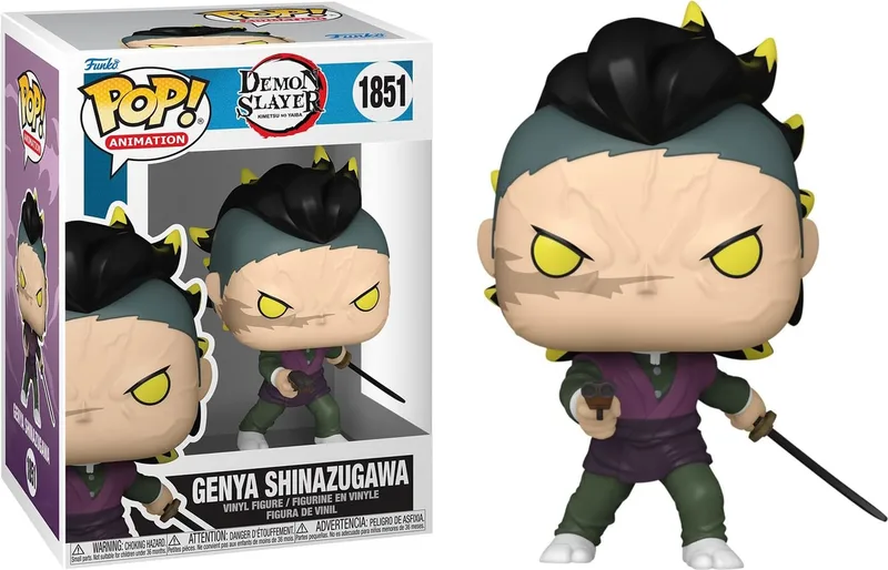 Demon Slayer Kimetsu no Yaiba Funko Pop Vinyl: Genya Shinazugawa Demon Form van Funko – productfoto 1 van 2