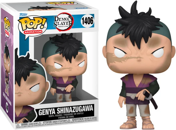 Demon Slayer Kimetsu no Yaiba Funko Pop Vinyl: Genya Shinazugawa van Funko – productfoto 1 van 3