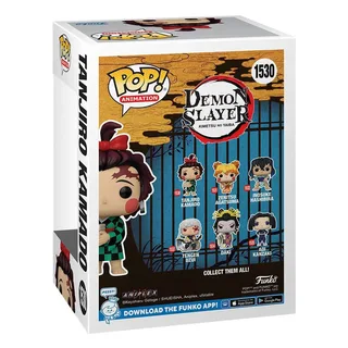 Demon Slayer Kimetsu No Yaiba Funko Pop Vinyl: Tanjiro Kimono van Funko – productfoto 2 van 3