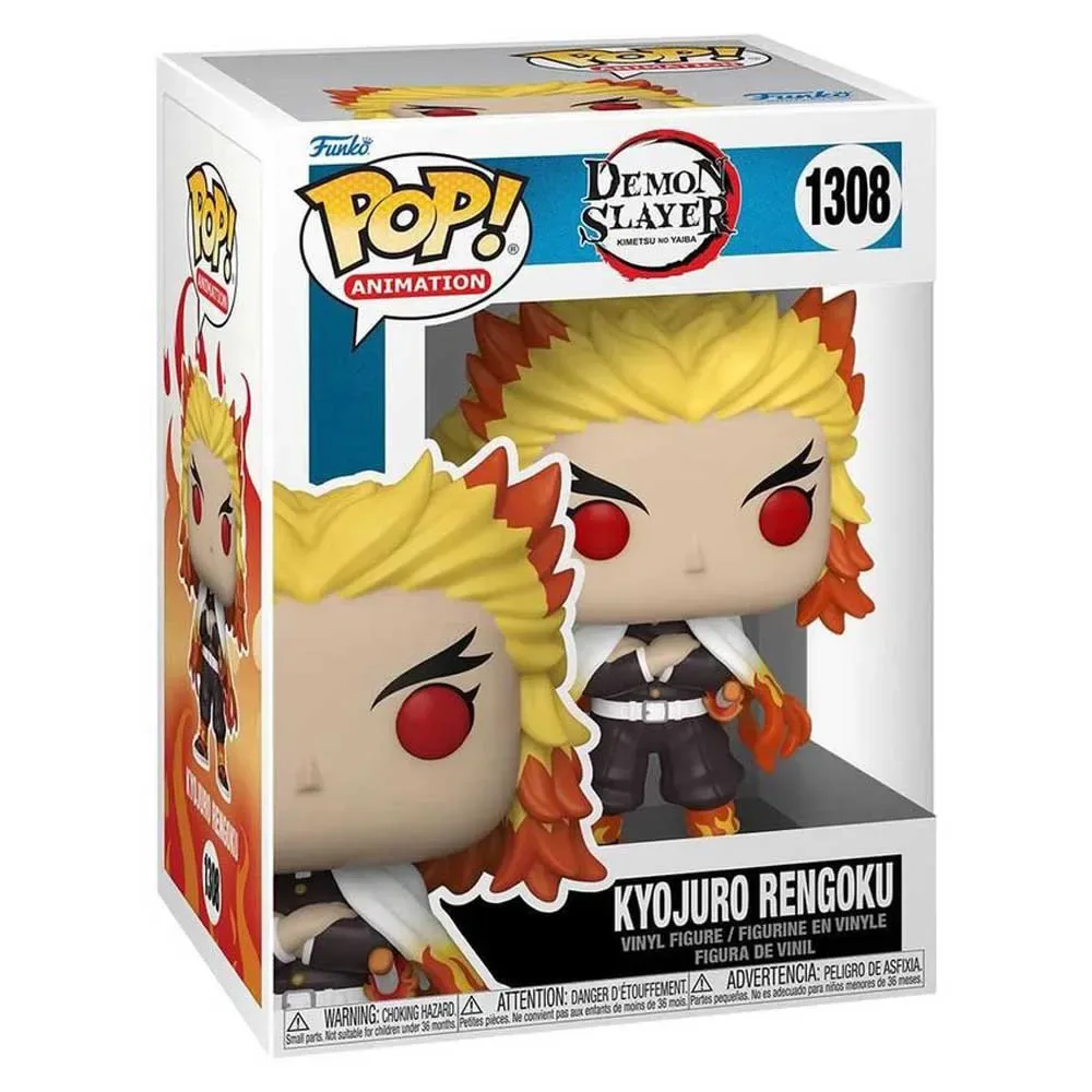 Demon Slayer Kyojuro Rengoku-figur fra Funko – produktbillede