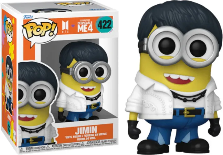 Despicable ME 4 x BTS Funko Pop Vinyl: Jimin van Funko – productfoto 1 van 2