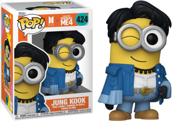 Despicable ME 4 x BTS Funko Pop Vinyl: Jung Kook van Funko – productfoto 1 van 2