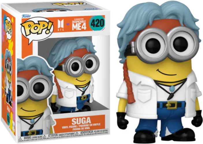 Despicable ME 4 x BTS Funko Pop Vinyl: SUGA van Funko – productfoto 1 van 2