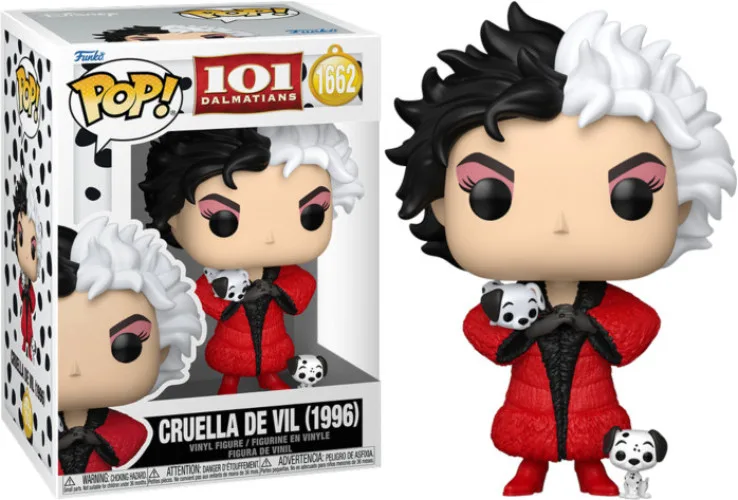 Disney 101 Dalmatians Funko Pop! Vinyl: Cruella De Vil (1996) van Funko – productfoto 1 van 2