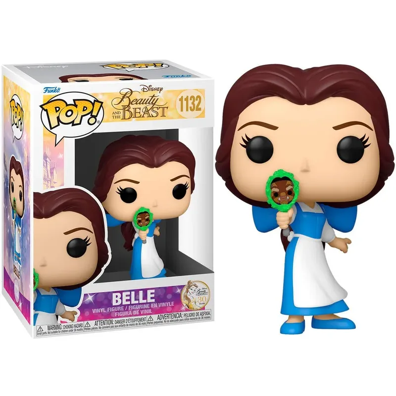 Disney Beauty and the Beast Funko Pop Vinyl: Belle holding Mirror by Funko – product photo 2 of 2