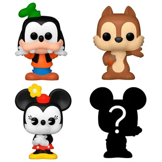 Disney Bitty Pop! 4-Pack: Goofy / Chip / Minnie Mouse by Funko – product photo 2 of 2